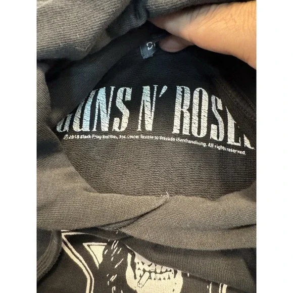 Guns N Roses Hoodie Used Black Sz: Med H&M, Slash, Axle‎ Rose, Supreme style - Picture 6 of 16